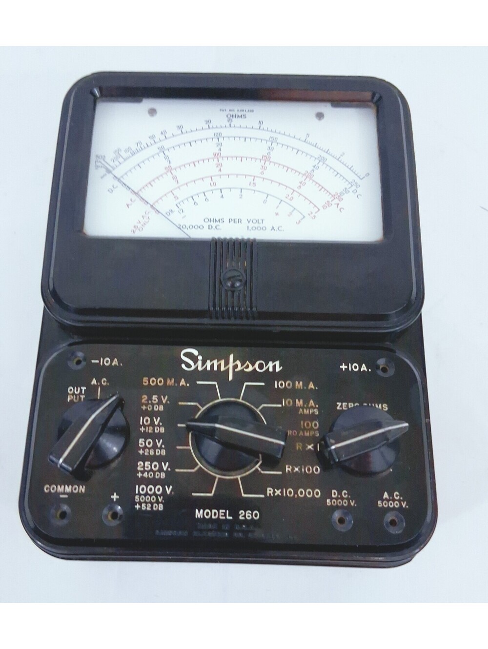 SIMPSON 260 Series Multimeter Parts Only